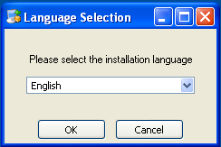 MySQL Monitor のインストール:
                Windows -言語選択