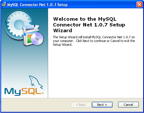 Connector/ODBC Windows Installer -
                Welcome 