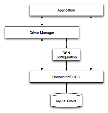 Connector/ODBC の構造